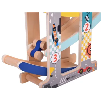 kolorowa rampa dla samochodzików z boku