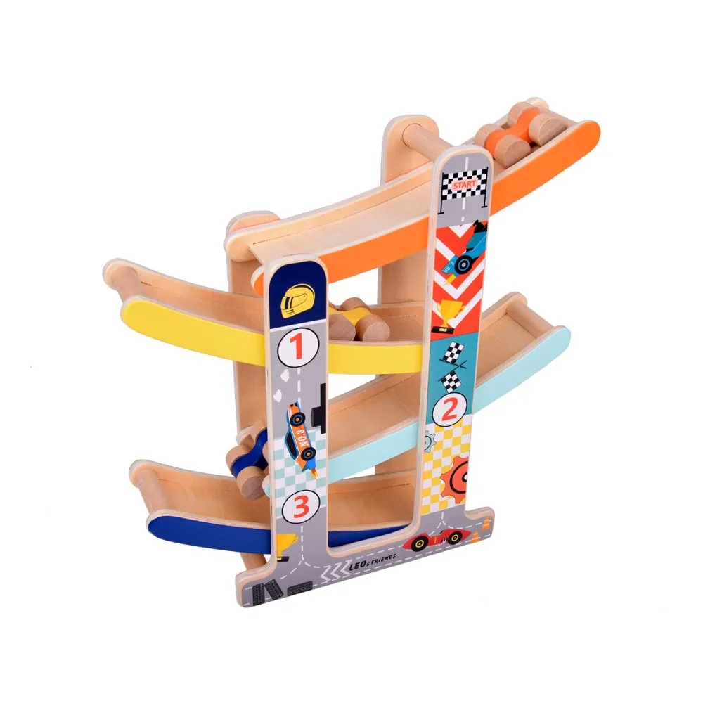 zabawka tor samochodowy przygotowany do zabawy