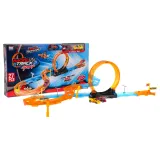 Tor wyścigowy 27 elementów z dwoma samochodzikami do samodzielnego złożenia