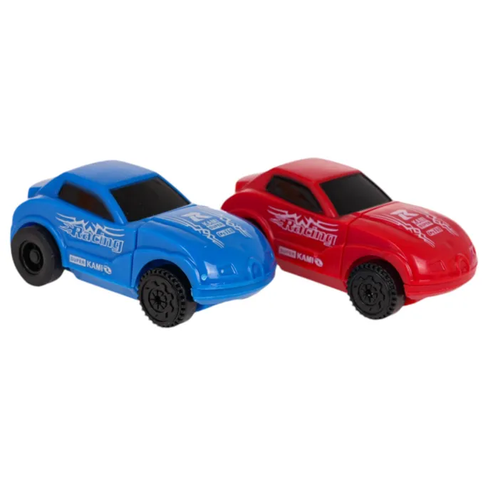 Widok całego zmontowanego toru w dynamicznej aranżacji