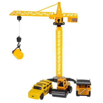 Automatyczne autko elektryczne na torze z naklejkami ozdobnymi