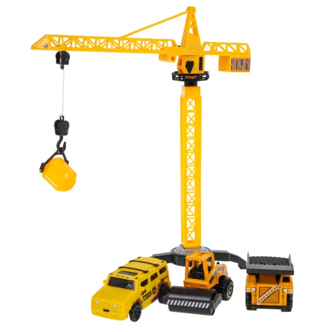 Automatyczne autko elektryczne na torze z naklejkami ozdobnymi