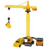 Automatyczne autko elektryczne na torze z naklejkami ozdobnymi