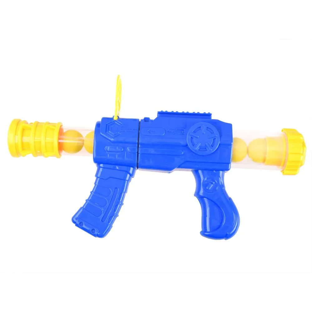 Zbliżenie na kolorowe piankowe kulki do strzału