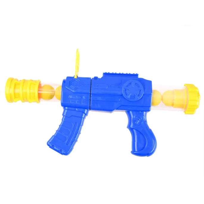 Zbliżenie na kolorowe piankowe kulki do strzału