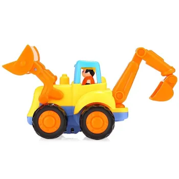 pojazdy zestawu zapakowane do torby na spacer