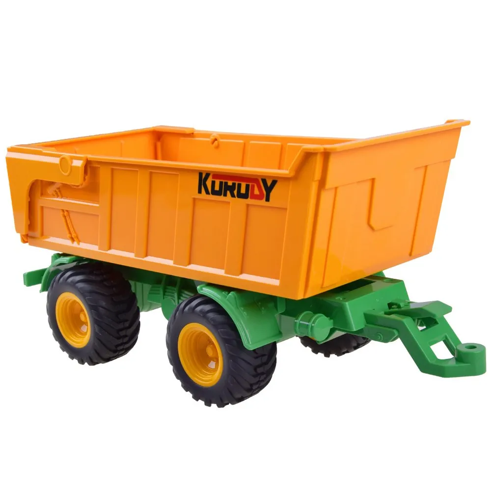 przyczepa do traktora z funkcją kiprowania przygotowana do rozładunku