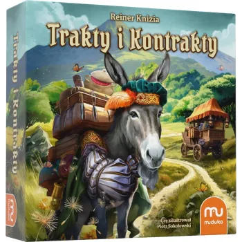 Gra planszowa Trakty i Kontrakty MUDUKO z elementami rywalizacji kupieckiej