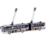 przód trolejbusu z lampką led podczas jazdy