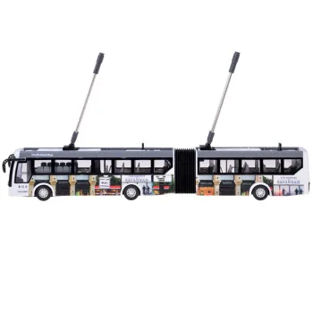 pilot do trolejbusu z miękką antenką leżący obok pojazdu