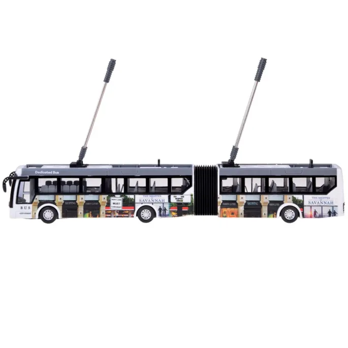 pilot do trolejbusu z miękką antenką leżący obok pojazdu