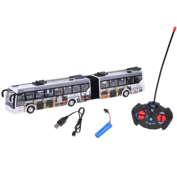 realistyczny model trolejbusa do zabawy w komunikację miejską