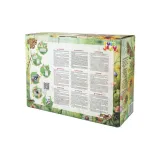 Akwarium z gotowymi żelowymi robakami i kryształami wodnymi