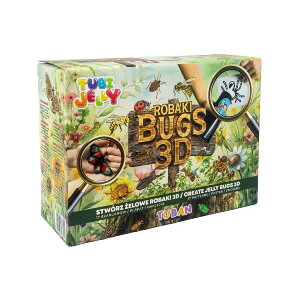 Detale szablonów i akcesoriów do tworzenia żelowych figurek 3D