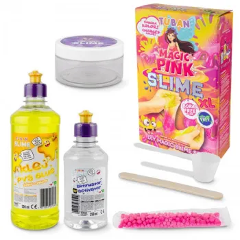 Tuban zestaw kreatywny Slime Magic Pink XL z elementami do tworzenia slime'a