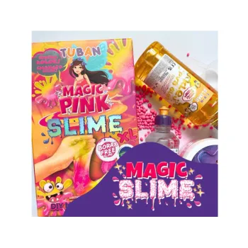Opakowanie zestawu Slime Magic Pink XL i akcesoria do przygotowania masy