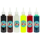 Kolorowe żelowe płyny i szablony zwierząt w opakowaniu Tubi Jelly