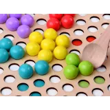 Szablony i akcesoria do układania mozaik z drewnianymi kulkami