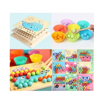 Zbliżenie na kulki w miseczkach przygotowane do układania