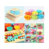 Zbliżenie na kulki w miseczkach przygotowane do układania