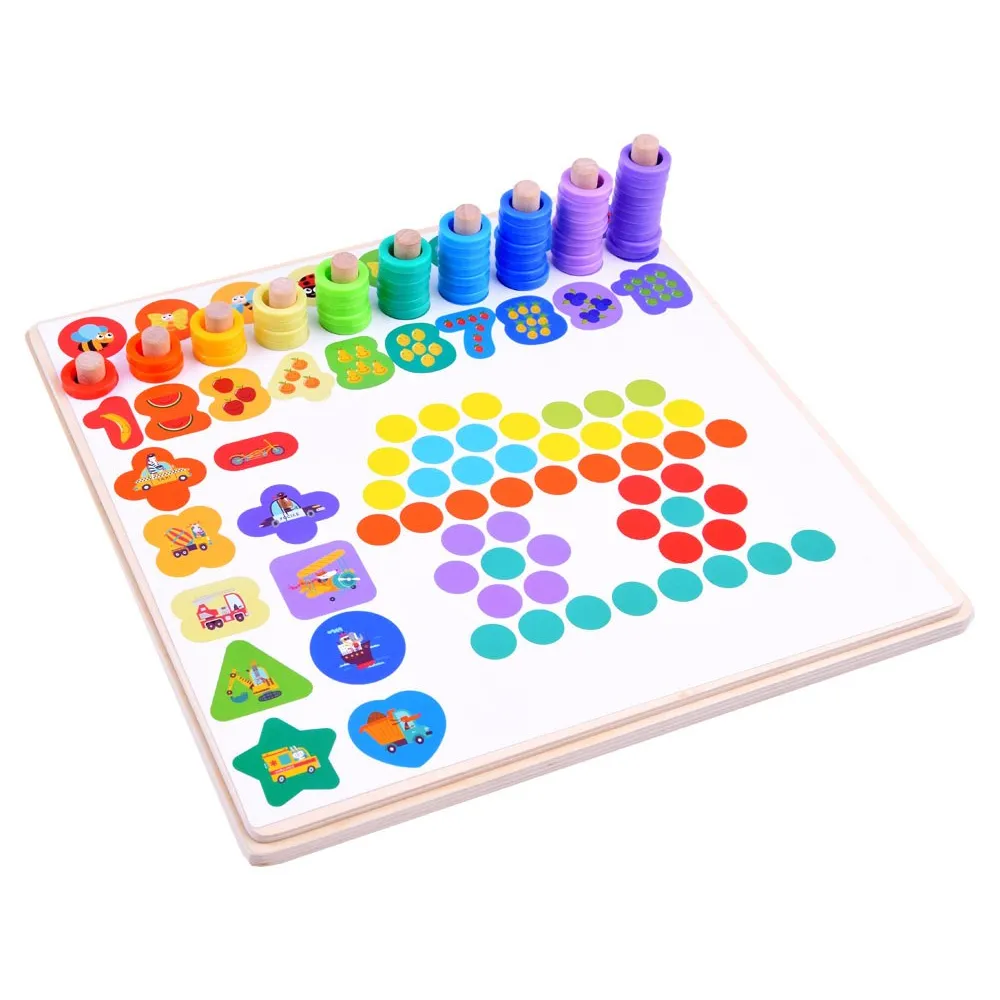 plansza z obrazkami do odtwarzania wzorów w zestawie ZA3821