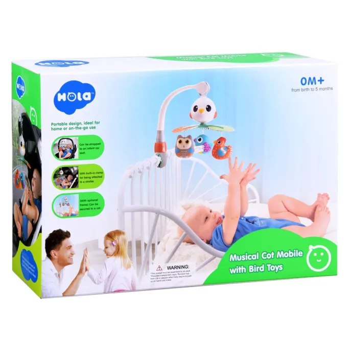 pudełkowe opakowanie z karuzelą i akcesoriami