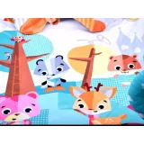 zestaw z miękką poduszką i sensorycznymi zawieszkami