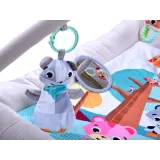 zestaw z lusterkiem i zwierzątkami na jasno szarej macie