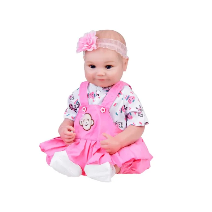 zdejmowana opaska z kwiatuszkiem na głowie lalki