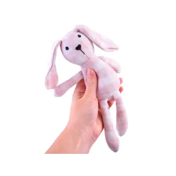 komplet: lalka bobas z odpinanymi ubrankami i dwoma smoczkami