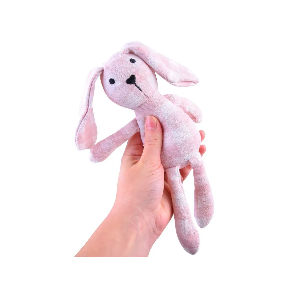 komplet: lalka bobas z odpinanymi ubrankami i dwoma smoczkami