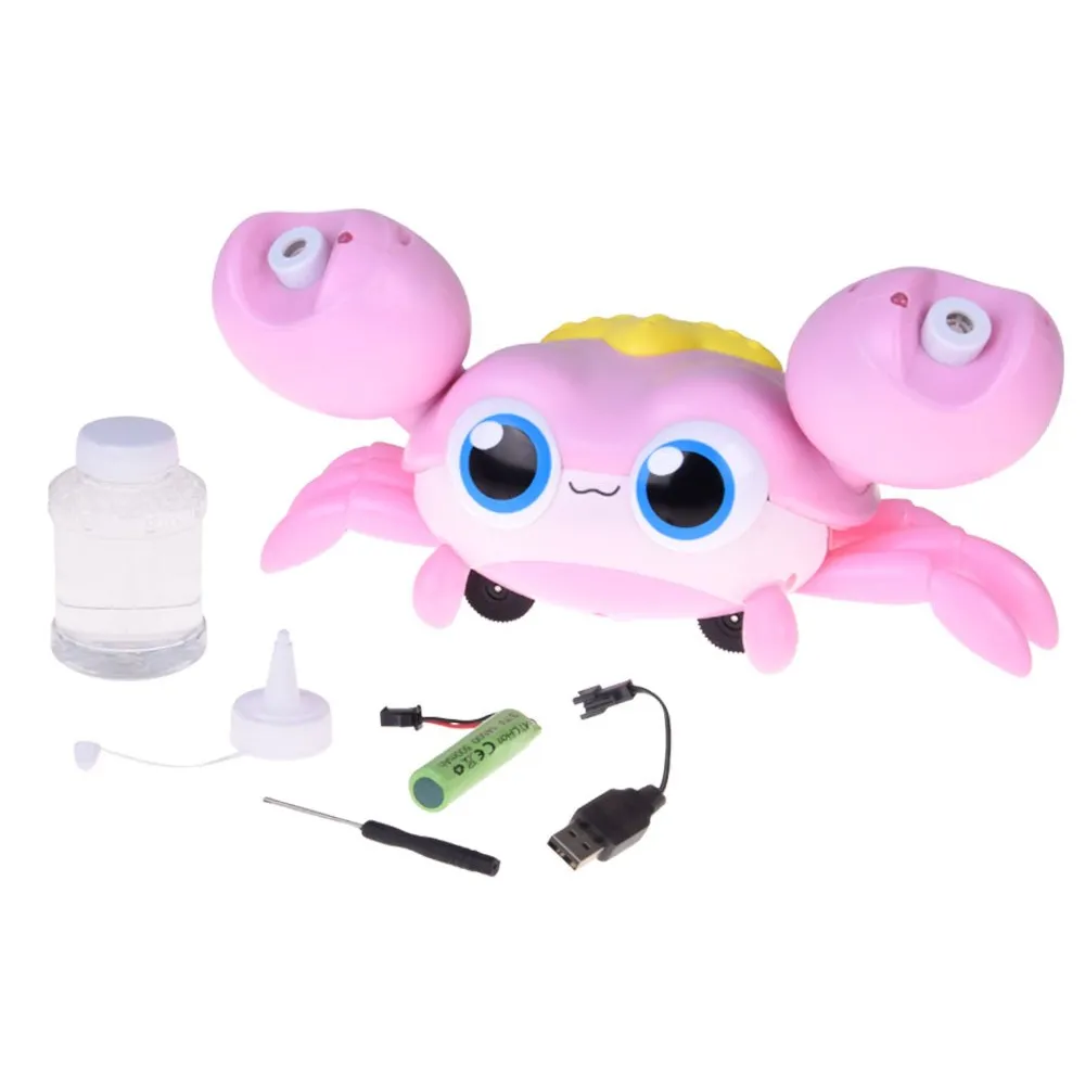 automat krab podczas działania z unoszącymi się bańkami