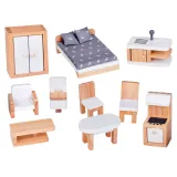 balkon na najwyższym piętrze stylowej willi dla lalek