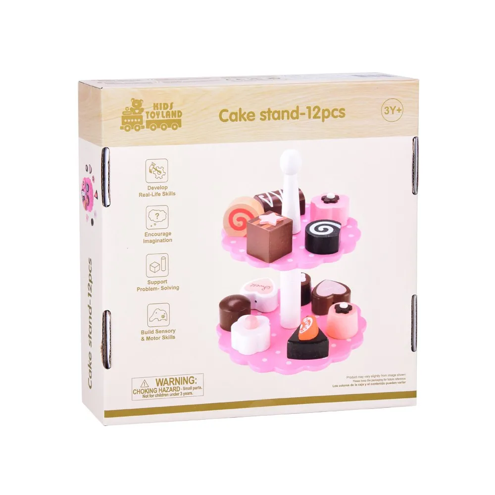 Drewniana patera z bezpiecznymi i ekologicznymi elementami