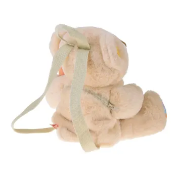 plecak miś z regulowanymi szelkami na tle neutralnym