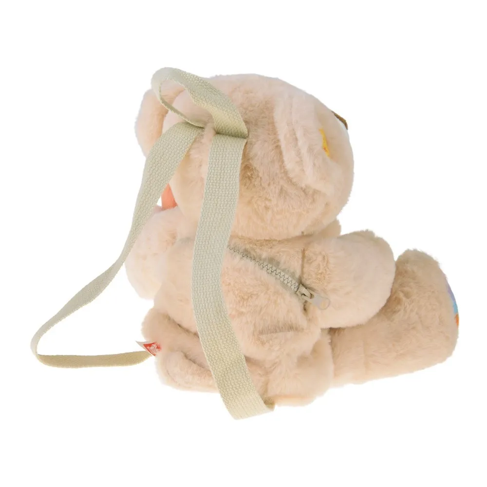 plecak miś z regulowanymi szelkami na tle neutralnym