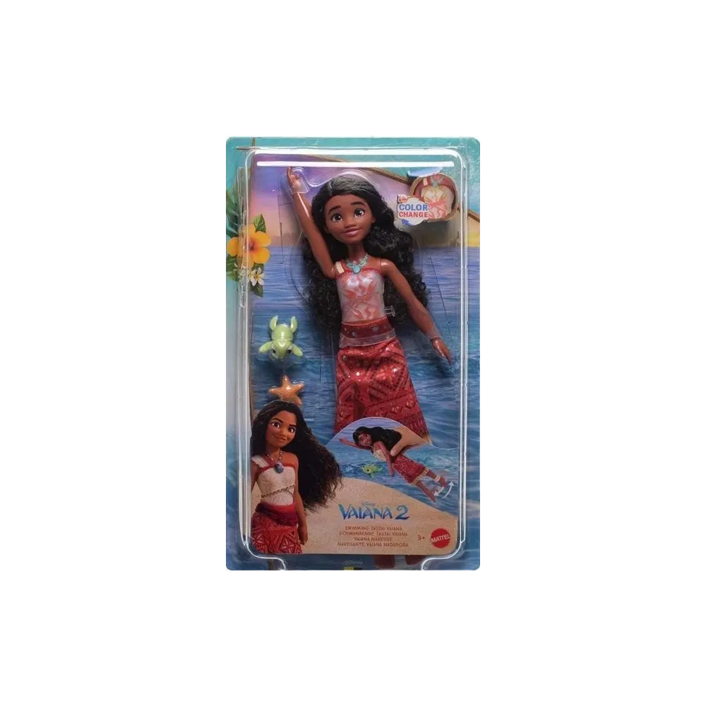 figurka Vaiany w stroju kąpielowym z akcesoriami nawiązującymi do scen wodnych