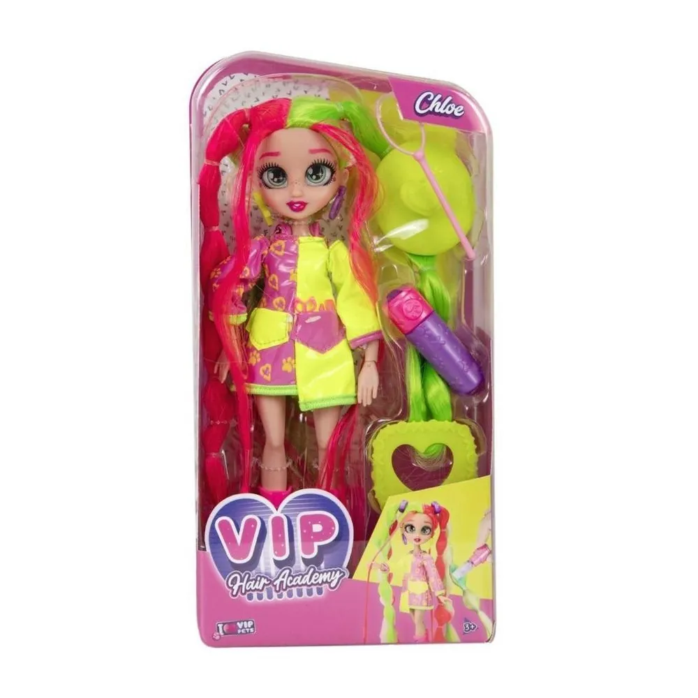 Lalka VIP Pets Hair Academy Chloe z długimi włosami i akcesoriami do stylizacji