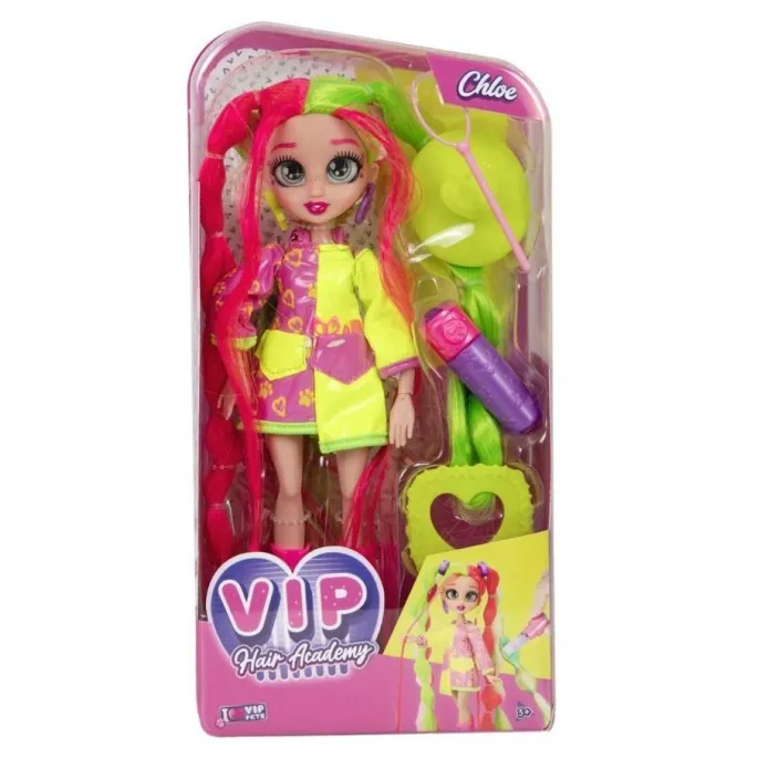 Lalka VIP Pets Hair Academy Chloe z długimi włosami i akcesoriami do stylizacji
