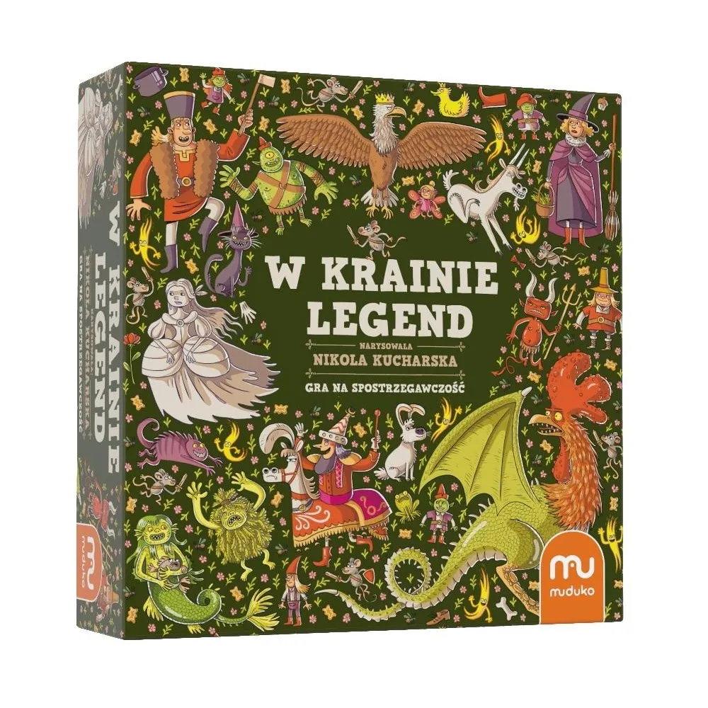 plansza gry W krainie legend z motywami polskich legend