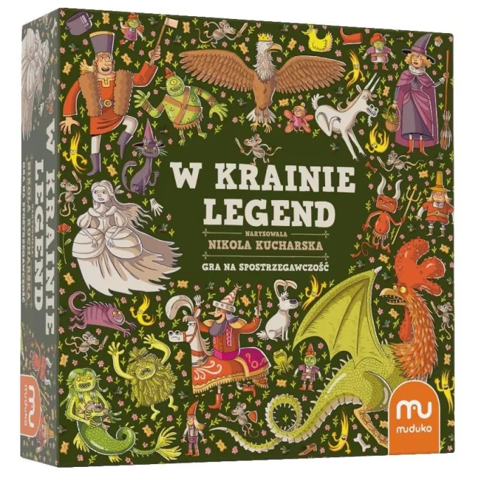 plansza gry W krainie legend z motywami polskich legend