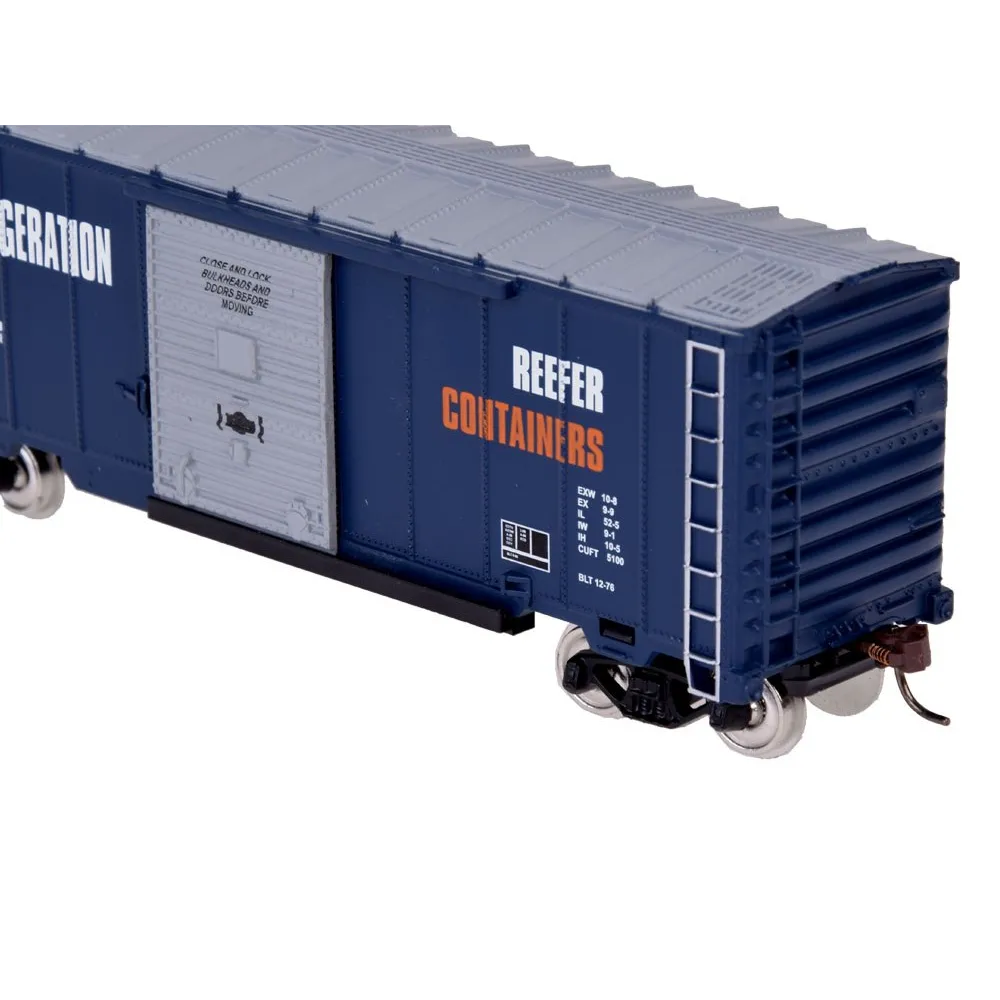 komplet wagonu towarowego zapakowanego w kolorowe pudełko