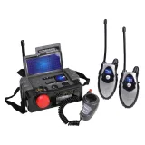 zbliżenie na centralę zestawu krótkofalówek dziecięcych