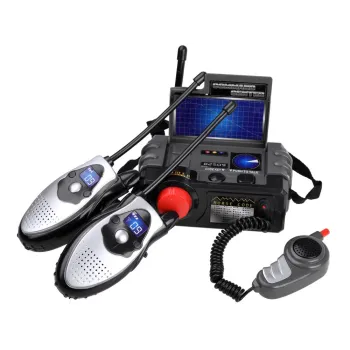 zestaw walkie talkie dla dzieci przygotowany do zabawy na zewnątrz