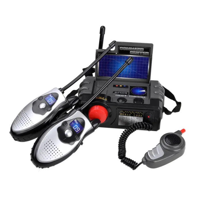 zestaw walkie talkie dla dzieci przygotowany do zabawy na zewnątrz