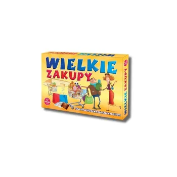 Plansza i elementy gry Wielkie zakupy podczas trwającej rozgrywki
