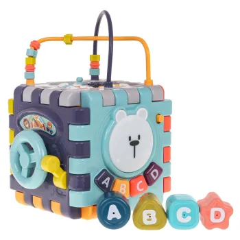 Wielofunkcyjna rozkładana kostka edukacyjna dla najmłodszych dzieci