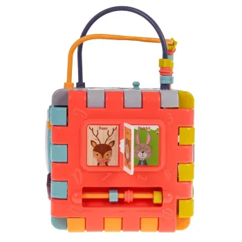 Prezentacja rozłożonej kostki z widocznymi wszystkimi funkcjami