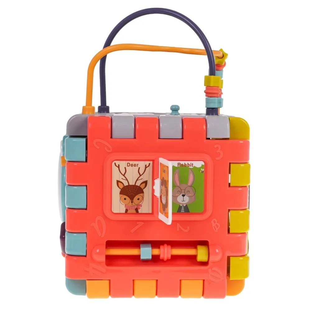 Prezentacja rozłożonej kostki z widocznymi wszystkimi funkcjami