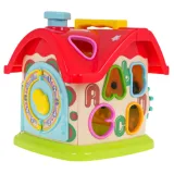 Ścianka domku z liczydłem i kolorowymi kulkami